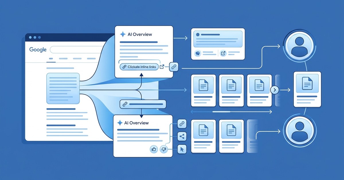 Google adds more links and carousels to AI Overviews